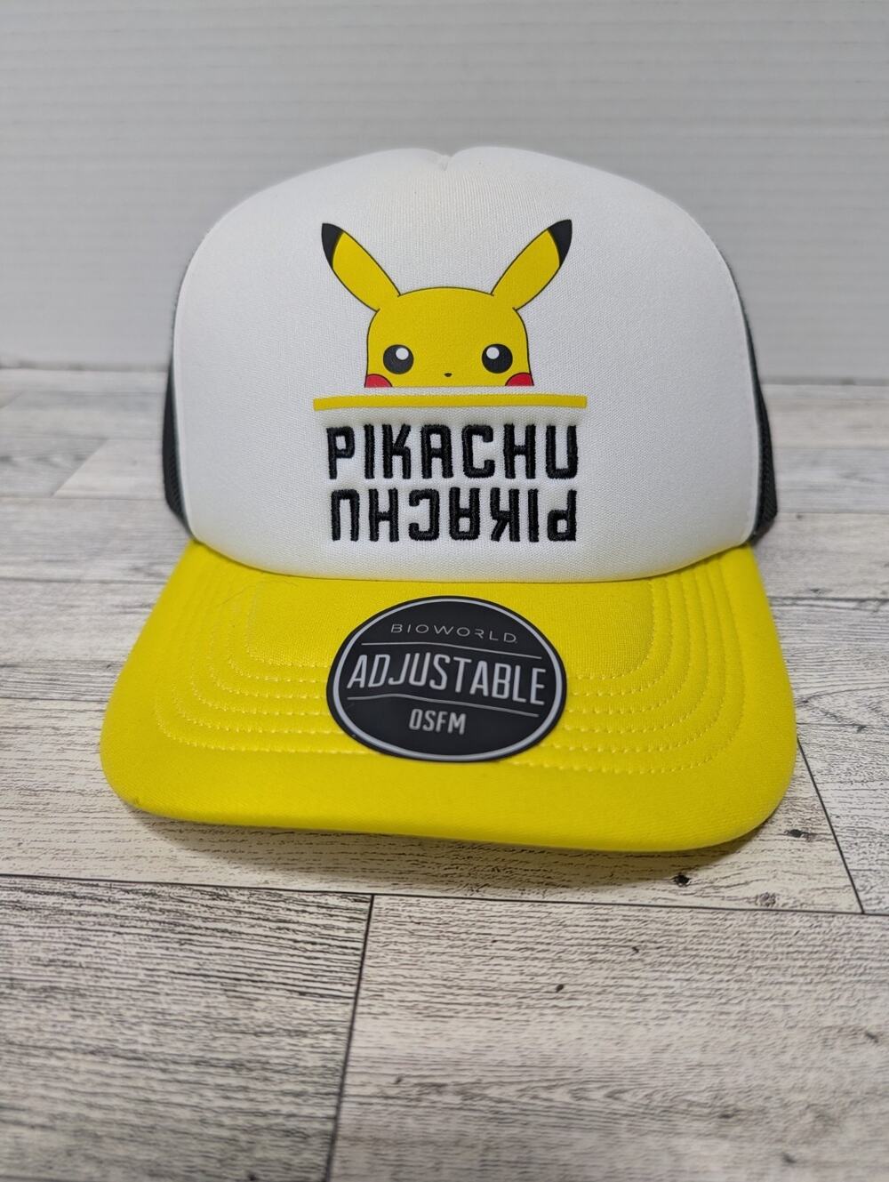 NEW 2025 Pokeman Pikachu Snapback Mesh Back Baseball Cap Hat Adjustable